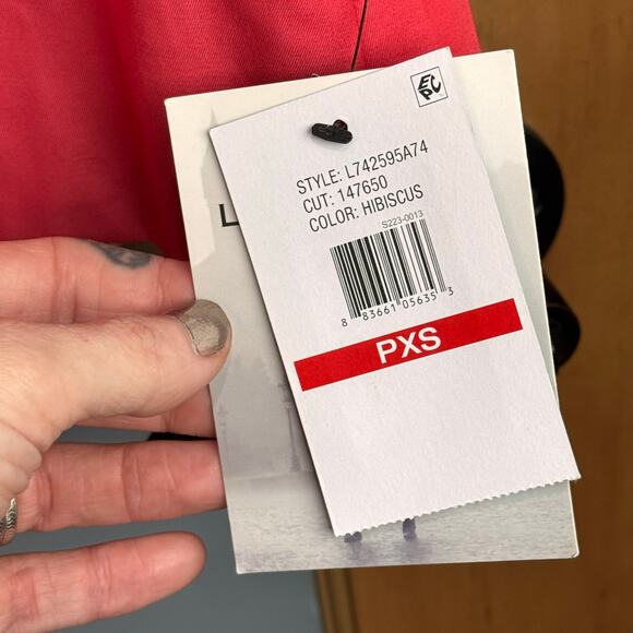 NWT Hisbiscus London Fog Double Collared Hooded Rain Coat - Size PXS - Picture 9 of 11